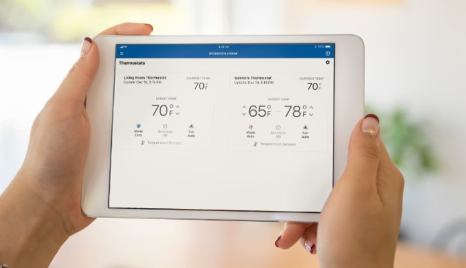 Thermostat control in Waco